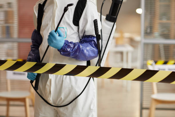 Professional Infectious Disease Decontamination technician working in Linden, TN